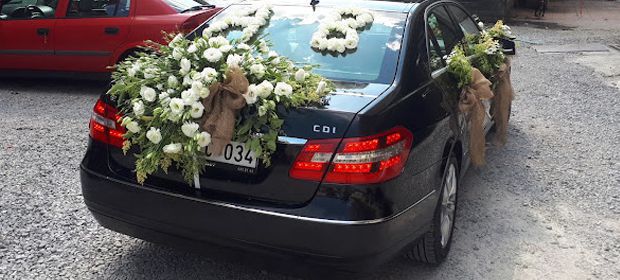 karasu çiçekçilik gelin arabası süsleme